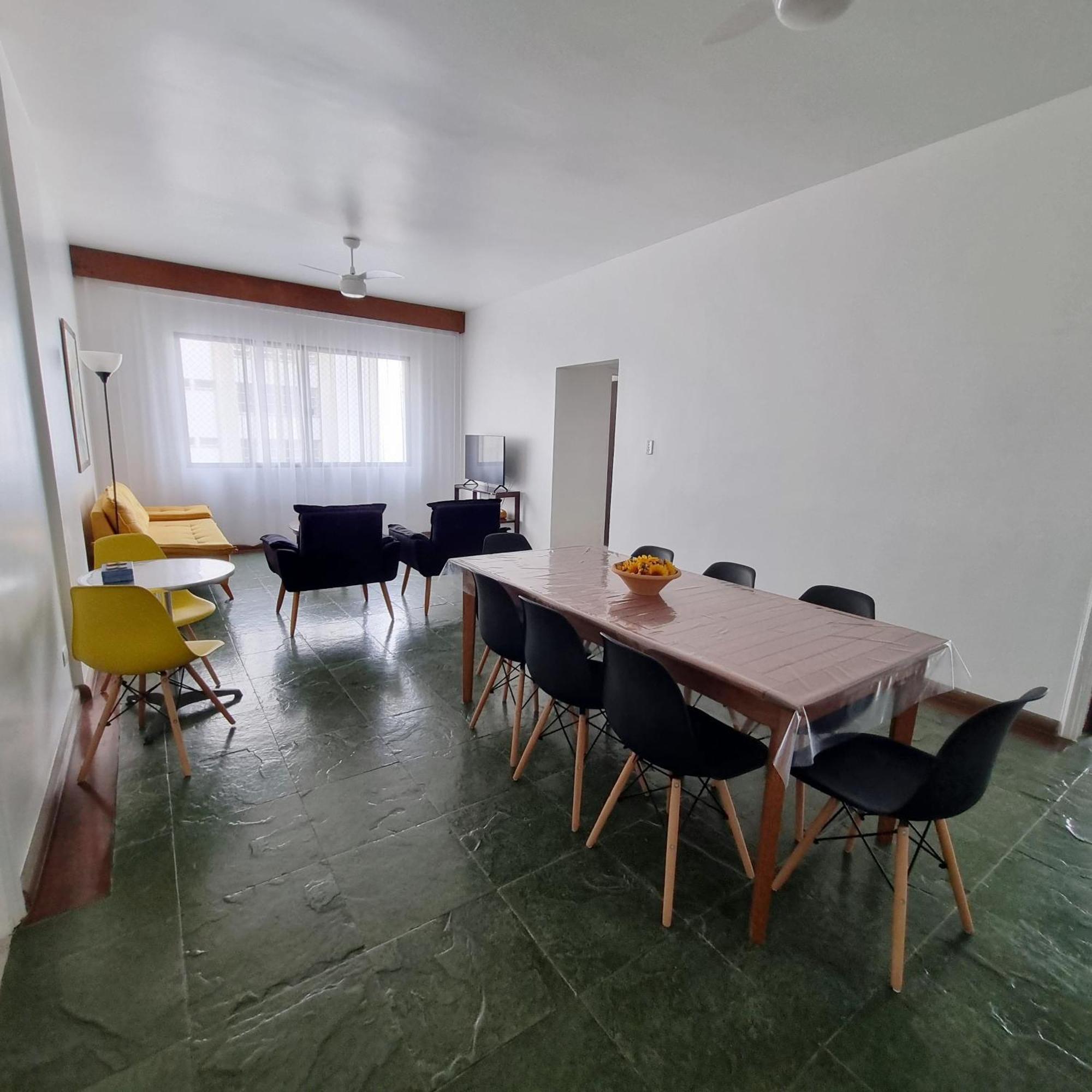 Apartamento 4 Quartos, 3 Banheiros, Vista Para O Mar Pitangueiras, Sacada, 1 Vaga De Garagem, Apenas 50 Metros Do Mar Guaruja Luaran gambar